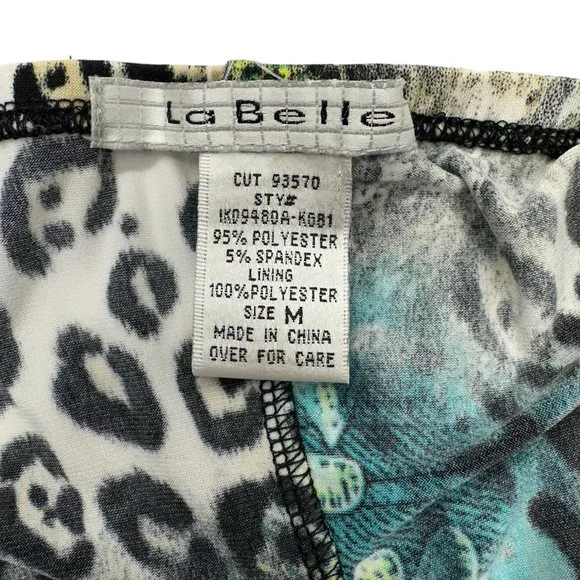 LaBelle Multi Print Fit and Flare Dress (M) - Picture 10 of 11